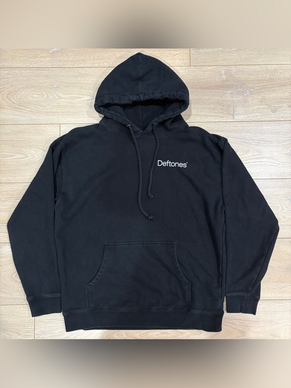 Deftones Ohms Album Art Eyes Black Graphic Hoodie - Men’s Large L